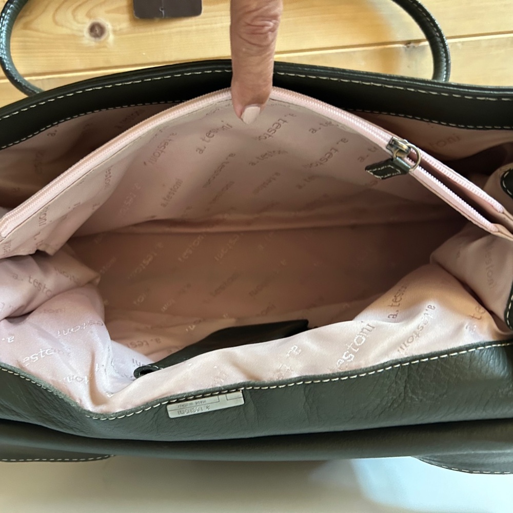 A. Testoni Leather Purse - Picture 5 of 9